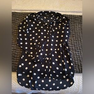 Ann Taylor polka dot shirt